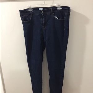 GAP 33L legging jeans dark wash